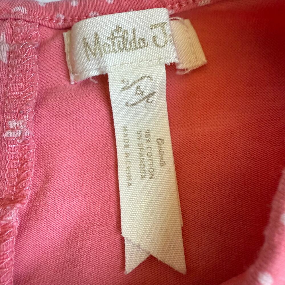 Matilda Jane Girls Eisley Pink Star Long Sleeve Top 4 - Picture 6 of 9